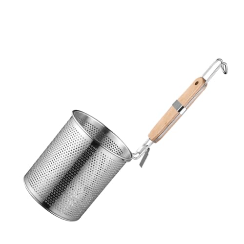 FIXOSHEE Edelstahl Nudel Sieblöffel mit Holzgriff Mittlere Hitzebeständig Rostfrei Ergonomischer Griff Feinmaschiges Küchensieb für Pasta Gemüse Vielseitiger Abseihlöffel FIXOSHEE Edelstahl Nudel Sieblöffel mit Holzgriff Mittlere Hitzebeständig Rostfrei Ergonomischer Griff Feinmaschiges Küchensieb für Pasta Gemüse Vielseitiger Abseihlöffel von FIXOSHEE