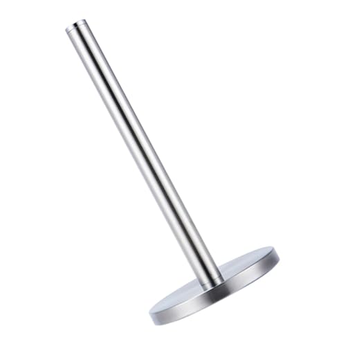 FIXOSHEE Edelstahl Papierrollenhalter Stehend Vertikal Rostfrei Praktischer Küchenrollenhalter für Zuhause und Hotel Platzsparend und Stilvoll Robustes Design für Küchen Badbereich von FIXOSHEE