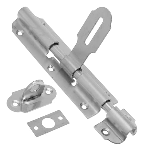 FIXOSHEE Edelstahl Schiebetür Riegelschloss Präzise Gefertigte Vielseitige Tür Fensterriegel Leicht zu Montieren Polierte Oberfläche für Innenbereiche Wie Badezimmer und Schlafzimmer FIXOSHEE Edelstahl Schiebetür Riegelschloss Präzise Gefertigte Vielseitige Tür Fensterriegel Leicht zu Montieren Polierte Oberfläche für Innenbereiche Wie Badezimmer und Schlafzimmer von FIXOSHEE