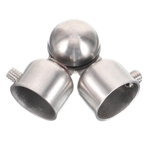 FIXOSHEE Edelstahl Schlauchadapter Rundverbinder Anschluss Rohrverbinder Langlebig Drehbar für Abluftschlauch PE Rohr Zubehör von FIXOSHEE