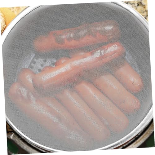 FIXOSHEE Edelstahl Spritzschutz für Heißluftfritteusen Fett Spritzendes Abdeckgitter Wiederverwendbarer Öl Schutz Leicht zu Reinigen Kompatibel als Air Fryer Mesh Cover FIXOSHEE Edelstahl Spritzschutz für Heißluftfritteusen Fett Spritzendes Abdeckgitter Wiederverwendbarer Öl Schutz Leicht zu Reinigen Kompatibel als Air Fryer Mesh Cover von FIXOSHEE