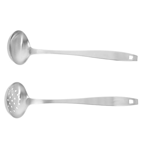 FIXOSHEE Edelstahl Suppenkelle und Schöpfkelle mit Langem Griff und Haken Servierlöffel für Suppe und Langlebig Hitzebeständig für Fondue und Küchengebrauch FIXOSHEE Edelstahl Suppenkelle und Schöpfkelle mit Langem Griff und Haken Servierlöffel für Suppe und Langlebig Hitzebeständig für Fondue und Küchengebrauch von FIXOSHEE