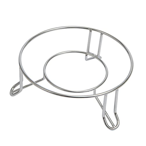 FIXOSHEE Edelstahl Topfständer Hitzebeständig Dampfgarer und Pfannengestell Küchenablage Rund Stabil Vielseitig als Topfhalter und Dämpfeinsatz Geeignet von FIXOSHEE