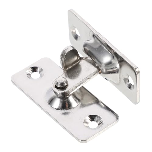 FIXOSHEE Edelstahl Türriegel Latch Sicherheitsriegel für Schiebetüren und Holzfenster mit Ergonomischem Design und Einfache Montage Inklusive Montagematerial von FIXOSHEE