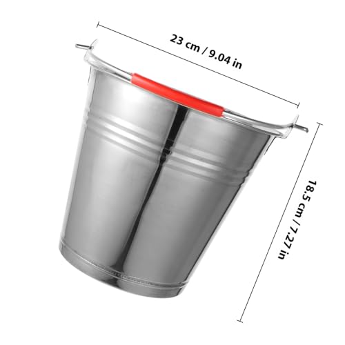FIXOSHEE Eimer für Kamin und Grill Hitzebeständiger Ascheeimer mit Griff Tragbarer Kohlebehälter Øxx Leichtes Design für Sicheres Transportieren Heißer Holzkohle und Asche FIXOSHEE Eimer für Kamin und Grill Hitzebeständiger Ascheeimer mit Griff Tragbarer Kohlebehälter Øxx Leichtes Design für Sicheres Transportieren Heißer Holzkohle und Asche von FIXOSHEE