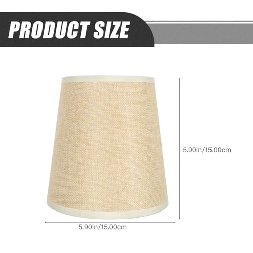 FIXOSHEE Einfache Abdeckung für Tischlampe Beige Leinen Vielseitig für Wohnzimmer Schlafzimmer Kinderzimmer Dekorativer Retro Lampenschirm für Hängeleuchten Stehlampen FIXOSHEE Einfache Abdeckung für Tischlampe Beige Leinen Vielseitig für Wohnzimmer Schlafzimmer Kinderzimmer Dekorativer Retro Lampenschirm für Hängeleuchten Stehlampen von FIXOSHEE
