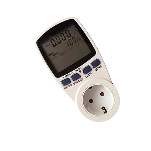FIXOSHEE Energieverbrauchsmesser mit LCD Display und Doppelratentarif für Misst Spannung Frequenz und zur Überwachung Des Stromverbrauchs Zuhause FIXOSHEE Energieverbrauchsmesser mit LCD Display und Doppelratentarif für Misst Spannung Frequenz und zur Überwachung Des Stromverbrauchs Zuhause von FIXOSHEE