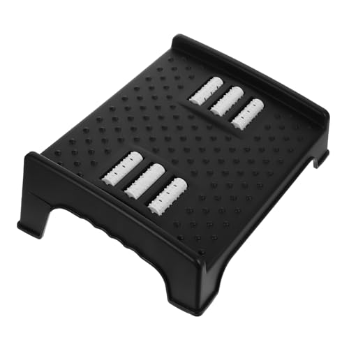 FIXOSHEE Ergonomischer Kunststoff Fußhocker Rutschfestes Fußstützen Sitzmöbel für Büro und Zuhause Belastbar Platzsparend Entlastet Beine und Rücken für Entspannte Arbeitspausen von FIXOSHEE