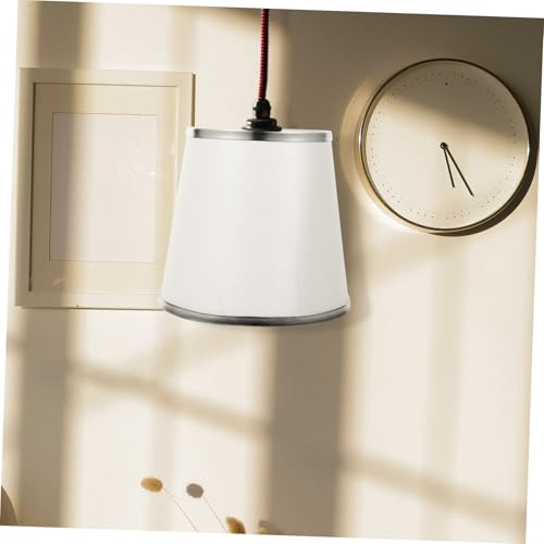 FIXOSHEE Europäischer Lampenschirm aus Stoff und Eisen Langlebig und Robust Vielseitig Einsetzbar für Tischlampen Pendelleuchten Stehlampen Eleganter Lampenüberzug für Wohn Arbeitsräume von FIXOSHEE