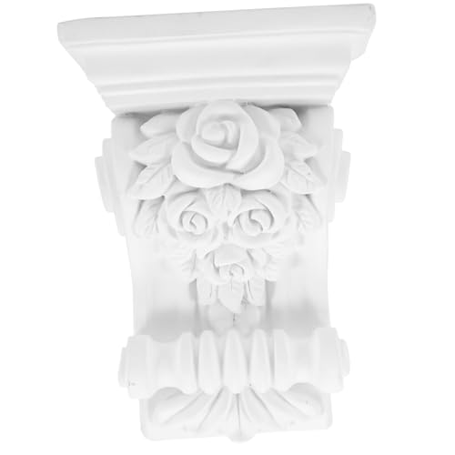 FIXOSHEE Europäischer Stil Geschnitzte Dekorative Pu konsolen Weiß Decken Wandkonsole Heimdekoration Vielseitige Verzierung für Wohnzimmer Schlafzimmer Büro FIXOSHEE Europäischer Stil Geschnitzte Dekorative Pu konsolen Weiß Decken Wandkonsole Heimdekoration Vielseitige Verzierung für Wohnzimmer Schlafzimmer Büro von FIXOSHEE