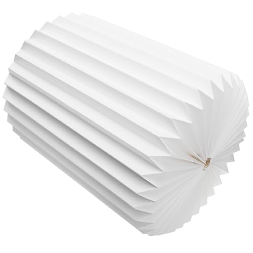 FIXOSHEE Faltbarer Origami Lampenschirm aus Skandinavische Hängelampe Kreative Deko laterne für Wohnzimmer Bar Weiches Licht Augenschonend Vielseitig Einsetzbar von FIXOSHEE