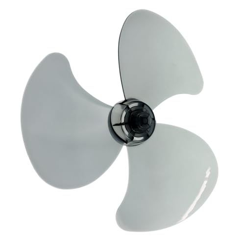 FIXOSHEE Flügel Kunststoff Lüfterflügel mit Mutterabdeckung Ersatzteil für Tisch und Standventilator Einfache Montage Geräuscharm Kompatibel mit Ventilatoren Vielseitig für Elektro und von FIXOSHEE