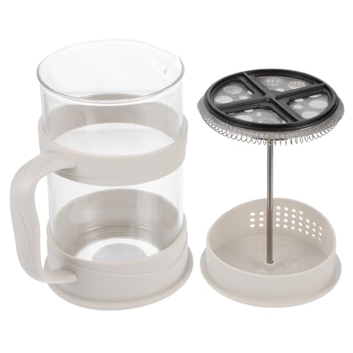FIXOSHEE French Style Glas Kaffee und Teekrug mit Edelstahlfilter für Zuhause und Büro Klarsichtiges Design Einfache Handhabung für Kaffee und Teeliebhaber FIXOSHEE French Style Glas Kaffee und Teekrug mit Edelstahlfilter für Zuhause und Büro Klarsichtiges Design Einfache Handhabung für Kaffee und Teeliebhaber von FIXOSHEE