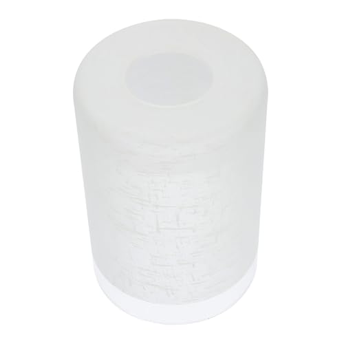 FIXOSHEE Frostglas Lampenschirm Deckenleuchte Zubehör Mittelloch Einfach Montierbar Weiches Licht Wohnraum Dekoration von FIXOSHEE