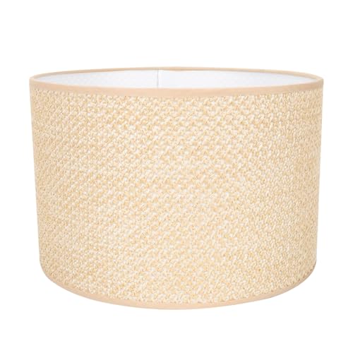 FIXOSHEE Geflochtener Kunststoff lampenschirm Sechseckiger Lampenschirm für Deckenleuchte und Hängelampe Schutzschirm für Wohnzimmer Schlafzimmer Moderne Deckenleuchten Abdeckung von FIXOSHEE