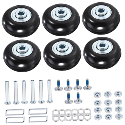 FIXOSHEE Gepäck Ersatzräder mit Kugellager Schrauben Werkzeug Koffer Lenkrollen Reparaturkit für Hartschalenkoffer und Reisetaschen Langlebig Leicht zu Montieren FIXOSHEE Gepäck Ersatzräder mit Kugellager Schrauben Werkzeug Koffer Lenkrollen Reparaturkit für Hartschalenkoffer und Reisetaschen Langlebig Leicht zu Montieren von FIXOSHEE