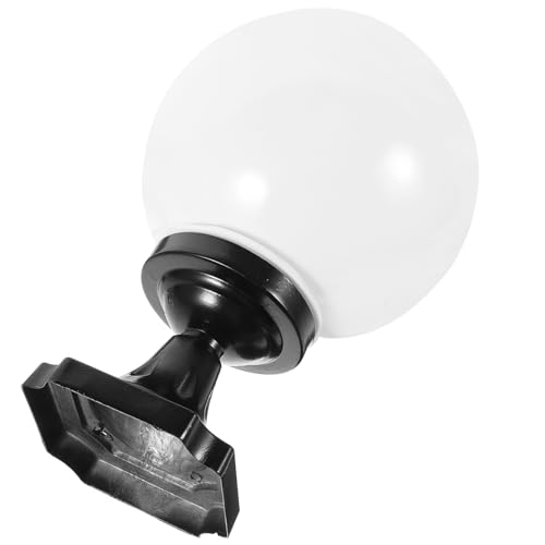 FIXOSHEE Globe Lampshade Kugelförmiger Outdoor Lampenschirm aus Acryl Wetterbeständig Langlebig und Einfach zu Montieren Ersatz für Garten Säulenleuchten Dekoration für Haus und Hotel von FIXOSHEE