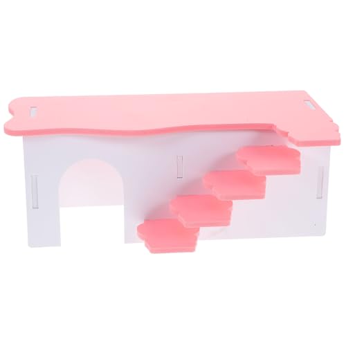 FIXOSHEE Hamsterhaus mit Leiter und Versteck Beißfestes Nagetierspielzeug Multifunktionales Schlaf und Versteckhaus für Hamster Meerschweinchen und Zwerghamster Geeignet als Nest und FIXOSHEE Hamsterhaus mit Leiter und Versteck Beißfestes Nagetierspielzeug Multifunktionales Schlaf und Versteckhaus für Hamster Meerschweinchen und Zwerghamster Geeignet als Nest und von FIXOSHEE