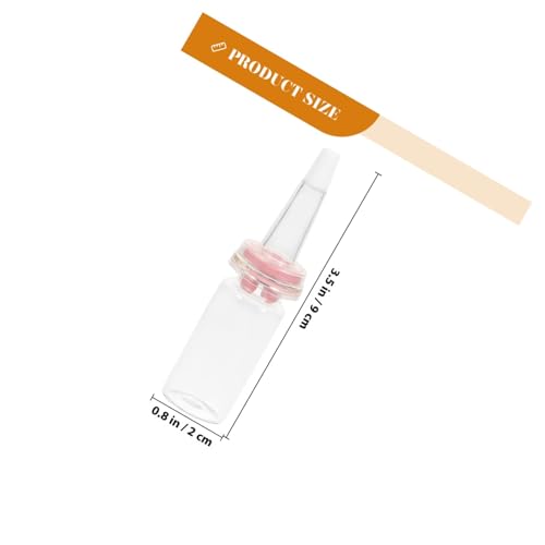 FIXOSHEE Haustier Aufzuchtflasche aus Glas mit Silikon Sauger Kleine Fütterungsflasche für Hamster Meerschweinchen und Kleine Nagetiere Robust Anti Biss Einfach zu Befüllen und Reinigen von FIXOSHEE