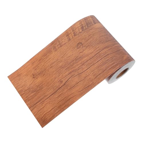 FIXOSHEE Holzmaserung Reparatur Klebeband Wasserdichtes Selbstklebend für Möbel Türen Böden Möbelrenovierung Realistische Holzoptik Hellbraun von FIXOSHEE