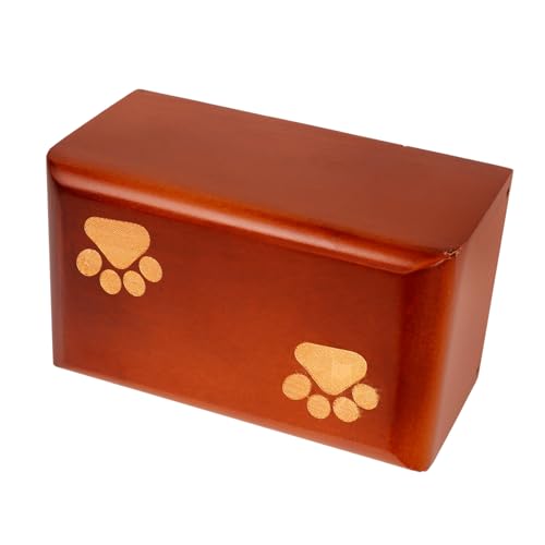 FIXOSHEE Holzurne für Tierasche Pet Ashes Keepsake Urne aus Langlebigem Holz Eleganter Natürlicher Stil Leichte Gedenkbox für Hunde Katzenasche Sichere Aufbewahrung als Andenken an FIXOSHEE Holzurne für Tierasche Pet Ashes Keepsake Urne aus Langlebigem Holz Eleganter Natürlicher Stil Leichte Gedenkbox für Hunde Katzenasche Sichere Aufbewahrung als Andenken an von FIXOSHEE