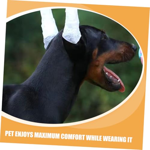 FIXOSHEE Hundeständer Ohrenstütze Weiche Schaumstoff Stäbe mit Klebeband Wiederverwendbar Robust Passgenau für Dobermann Kleine bis Große Hunde Sanfte Ohrkorrektur Zubehör von FIXOSHEE