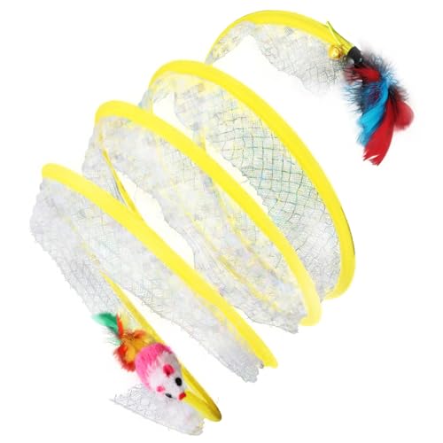 FIXOSHEE Interaktiver Katzen Spieltunnel mit Spielmaus Geräuschaktiv Fördert Krallenpflege und Aktivität Geeignet für Wohnungskatzen für Kätzchen und Katzenspaß FIXOSHEE Interaktiver Katzen Spieltunnel mit Spielmaus Geräuschaktiv Fördert Krallenpflege und Aktivität Geeignet für Wohnungskatzen für Kätzchen und Katzenspaß von FIXOSHEE
