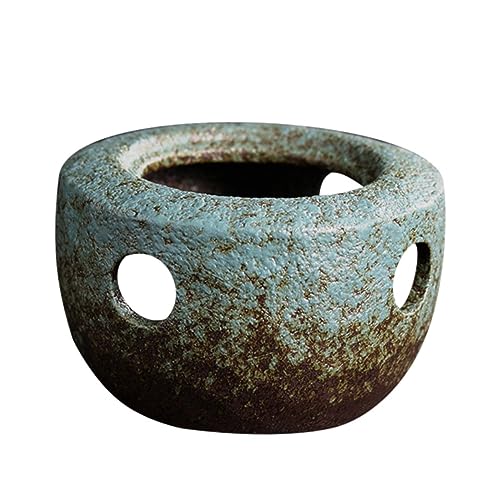 FIXOSHEE Japanischer Keramik Teekessel Wärmeständer Hitzebeständige Teekannen Heizbasis Dekorativer und Praktischer Teapot Warmer Stand für Zuhause Kompakt und Leicht zu Reinigen von FIXOSHEE