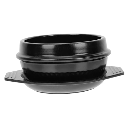 FIXOSHEE Keramik topf Hitzebeständig mit Tablett Gleichmäßige Wärmeverteilung Langlebiges Kochgeschirr für Eintöpfe und Bibimbap für Zuhause und Asiatische Küche FIXOSHEE Keramik topf Hitzebeständig mit Tablett Gleichmäßige Wärmeverteilung Langlebiges Kochgeschirr für Eintöpfe und Bibimbap für Zuhause und Asiatische Küche von FIXOSHEE