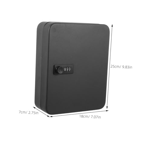 FIXOSHEE Key Management Box mit Slots Wandmontage Schlüsselkasten mit Sichere Metallbox zur Schlüsselaufbewahrung für Zuhause Büro und Werkstätten von FIXOSHEE