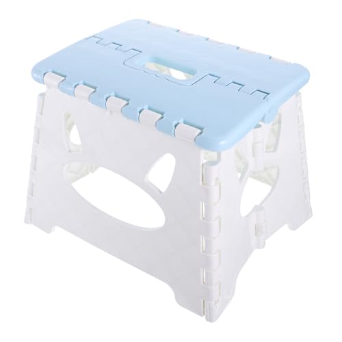 FIXOSHEE Klapphocker aus Dickem Kunststoff Faltbarer Tragbarer Tritthocker für Camping Angeln Garten Outdoor Leichter Stabiler Sitzhocker Vielseitiger Klappschemel für Unterwegs Blau FIXOSHEE Klapphocker aus Dickem Kunststoff Faltbarer Tragbarer Tritthocker für Camping Angeln Garten Outdoor Leichter Stabiler Sitzhocker Vielseitiger Klappschemel für Unterwegs Blau von FIXOSHEE