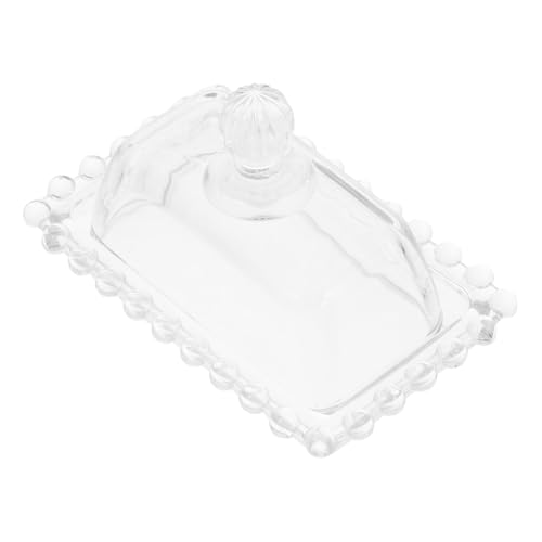 FIXOSHEE Klarer Butterhalter mit Deckel Praktische Butterschale aus für Küche zum Servieren und Frischhalten von Butter und Käse FIXOSHEE Klarer Butterhalter mit Deckel Praktische Butterschale aus für Küche zum Servieren und Frischhalten von Butter und Käse von FIXOSHEE