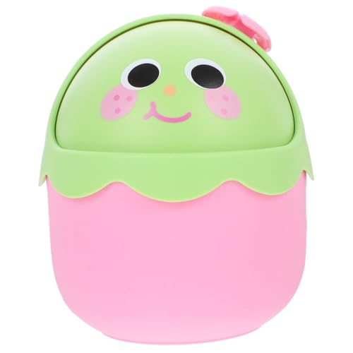 FIXOSHEE Kleiner Tischmülleimer mit Klappdeckel Mini Desktop Abfalleimer für Bad Büro Schlafzimmer Kompakter Platzsparender Papierkorb für Wohnraum und Küche Niedliches Design FIXOSHEE Kleiner Tischmülleimer mit Klappdeckel Mini Desktop Abfalleimer für Bad Büro Schlafzimmer Kompakter Platzsparender Papierkorb für Wohnraum und Küche Niedliches Design von FIXOSHEE