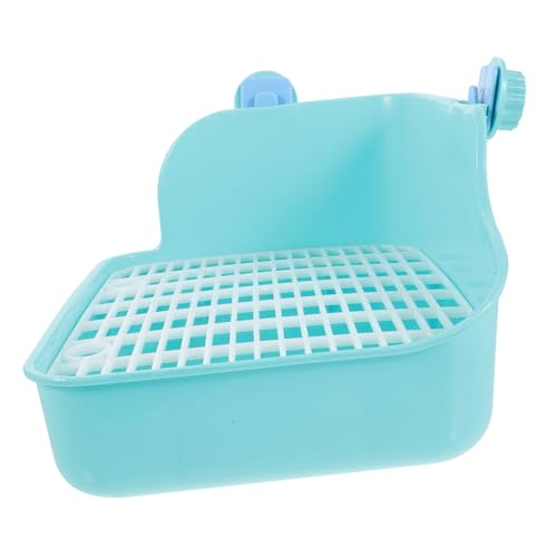 FIXOSHEE Kleintier Toilette aus Grünem Langlebig und Wandseitig für Hamster Kaninchen Meerschweinchen und Frettchen Einfach zu Reinigen Fördert Saubere Gewohnheiten Drinnen von FIXOSHEE