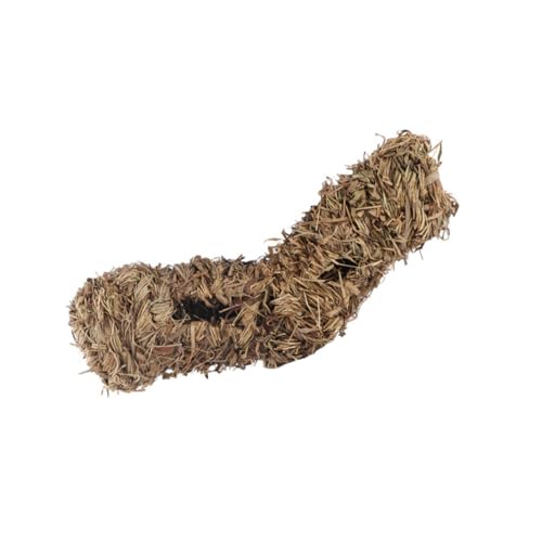 FIXOSHEE Kreatives Hamster Nest aus Strapazierfähigem Material Dekoratives Tunnelspielzeug für Hamster Kleine Mäuse und Igel Fördert Bewegung und Beschäftigung in Hellem Gelb von FIXOSHEE