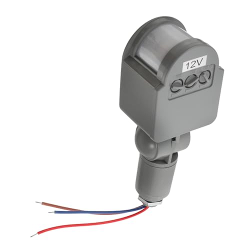FIXOSHEE LED Infrarot Sensor Dc Bewegungsmelder für LED Lampen Hochsensitiv Erkennung für und Außeneinsatz von FIXOSHEE