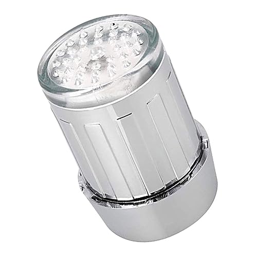 FIXOSHEE LED Wasserhahn Belüfter mit Temperaturanzeige Wasserhahn Aufsatz mit Schwenkbarem Sprudler LED Wasserhahnaufsatz mit Temperaturgesteuertem Farbwechsel Einfacher Einbau für Küche von FIXOSHEE