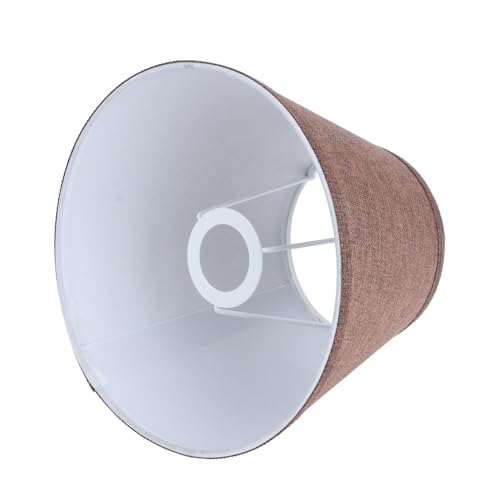 FIXOSHEE Lampenschirm Kaffee Staubschutz Tischlampe Zubehör Schlafzimmer Dekor Schutzhülle Mittelgroß von FIXOSHEE