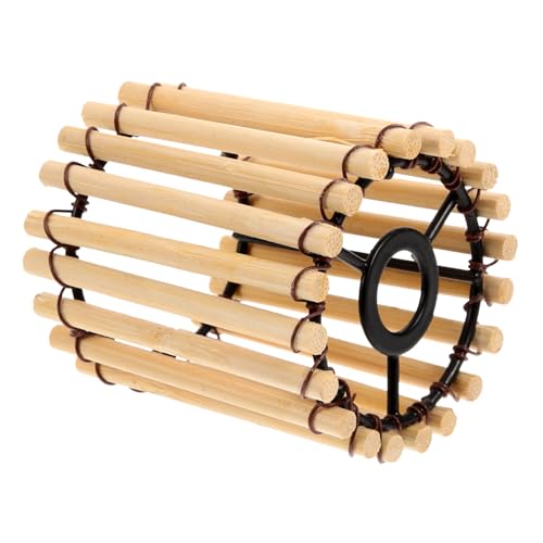 FIXOSHEE Lampenschirm Klein Handgewebt Vintage Stil Stabil Langlebig Dekorativ für Zuhause Restaurant Einfache Montage Eleganter Chinesischer Stil von FIXOSHEE