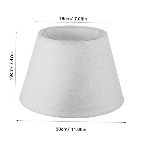 FIXOSHEE Lampenschirm Stoff Weiß Abnehmbar Stabiler Tischlampenschirm Minimalistisches Design Vielseitig für Schlafzimmer Wohnzimmer Büro Einfach Montierbar Langlebig und Dekorativ FIXOSHEE Lampenschirm Stoff Weiß Abnehmbar Stabiler Tischlampenschirm Minimalistisches Design Vielseitig für Schlafzimmer Wohnzimmer Büro Einfach Montierbar Langlebig und Dekorativ von FIXOSHEE