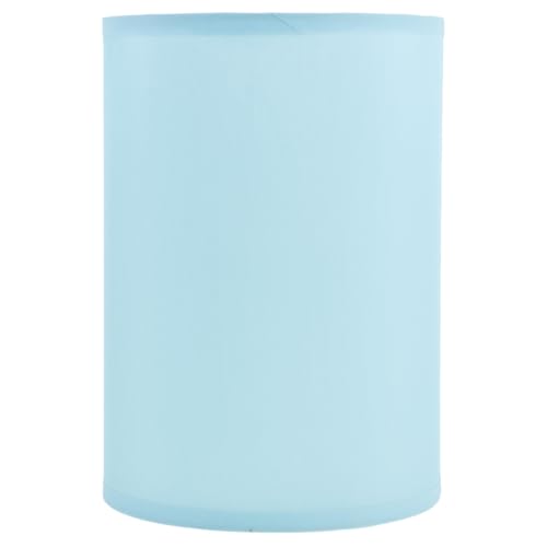 FIXOSHEE Lampenschirm aus Stoff Gerader Zylindrischer Lampenschirm in Himmelblau Ersatzschirm für Tisch Stehlampe Langlebig Sanft im Licht Geeignet für Wohn Arbeitszimmer FIXOSHEE Lampenschirm aus Stoff Gerader Zylindrischer Lampenschirm in Himmelblau Ersatzschirm für Tisch Stehlampe Langlebig Sanft im Licht Geeignet für Wohn Arbeitszimmer von FIXOSHEE