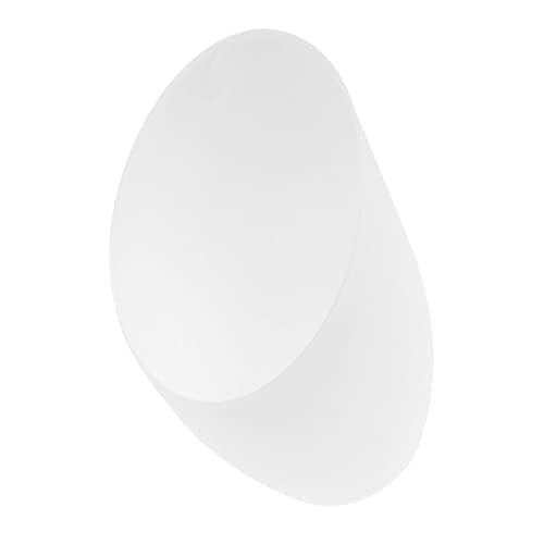 FIXOSHEE Lampenschirm für Stehlampe Kunststoff Mittelöffnung Weiß Ersatzschirm mit Einfachem Design Langlebig Leicht zu Reinigen Kompakte Passend für Nachttisch Tischlampen Einfache von FIXOSHEE