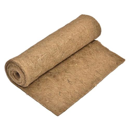 FIXOSHEE Langlebige Jute Fasermatte für Reptilien Terrarium Anpassbarer Wurm und Echsen Kissenunterlage Waschbarer Terrarien Teppich für Schildkröten Echsen Schlangen Vielseitig von FIXOSHEE