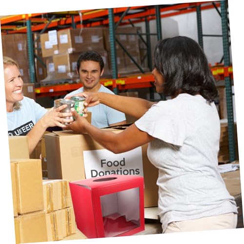 FIXOSHEE Mehrzweck Lotteriebox aus Stabilem Material Sichere Raffle Box für Party Firmenfeier und Spenden Quadratischer Überraschungsspiel container Praktische Aufbewahrung für Lose und FIXOSHEE Mehrzweck Lotteriebox aus Stabilem Material Sichere Raffle Box für Party Firmenfeier und Spenden Quadratischer Überraschungsspiel container Praktische Aufbewahrung für Lose und von FIXOSHEE