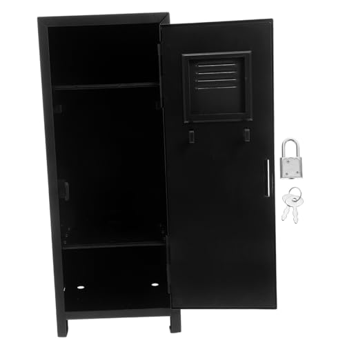 FIXOSHEE Metal -Desktop -speicherbox Wohnzimmer Abschließbarer Schrank Kleines Metallschließfach Wohnzimmerlager Vertikaler Speicherschließfach Metallschließfach Für Büro Schwarz Eisen FIXOSHEE Metal -Desktop -speicherbox Wohnzimmer Abschließbarer Schrank Kleines Metallschließfach Wohnzimmerlager Vertikaler Speicherschließfach Metallschließfach Für Büro Schwarz Eisen von FIXOSHEE