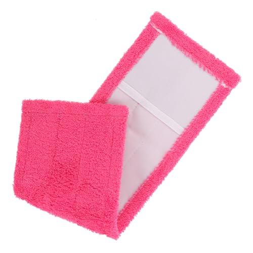 FIXOSHEE Mikrofaser Ersatz moppkopf Rosé Korallenflausch Wischmoppbezug Waschbar Für Hartböden Parkett Fliesen Oberflächen Haushalt Reinigung von FIXOSHEE