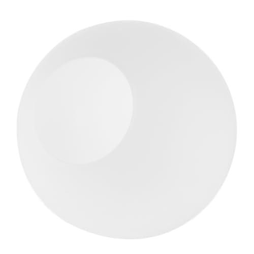 FIXOSHEE Milchglas Lampenschirm Durchmesser Eleganter Kugel Lampenschirm für Pendelleuchten Wandleuchten und Deckenlampen Frosted Glass Globe Shade für Stilvolle Beleuchtung von FIXOSHEE