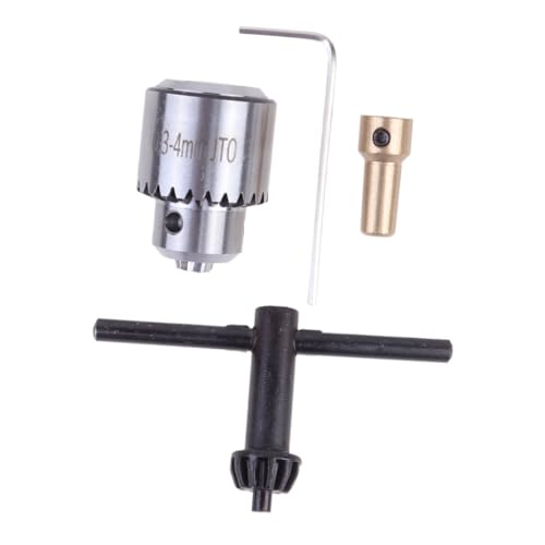 FIXOSHEE Mini Bohrfutter Schlüssel Set aus Metall Langlebig und Tragbar Passend für Bohrbits Praktisches Micro Bohrfutter Werkzeug für Handbohrer und Drehmaschine FIXOSHEE Mini Bohrfutter Schlüssel Set aus Metall Langlebig und Tragbar Passend für Bohrbits Praktisches Micro Bohrfutter Werkzeug für Handbohrer und Drehmaschine von FIXOSHEE