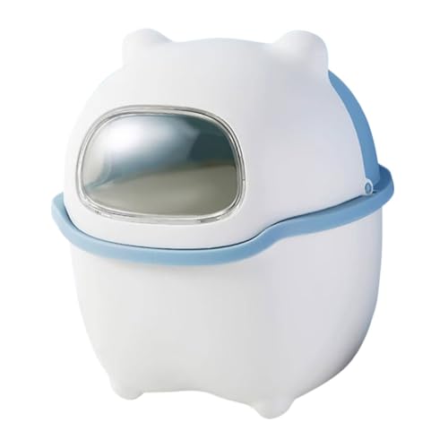 FIXOSHEE Mini Desktop Mülleimer mit Deckel Großer Kapazität Kompakter Papierkorb für Büro Schreibtisch und Badezimmer Platzsparend Vielseitig für Wohn und Arbeitsräume Süßes Design in Blau FIXOSHEE Mini Desktop Mülleimer mit Deckel Großer Kapazität Kompakter Papierkorb für Büro Schreibtisch und Badezimmer Platzsparend Vielseitig für Wohn und Arbeitsräume Süßes Design in Blau von FIXOSHEE