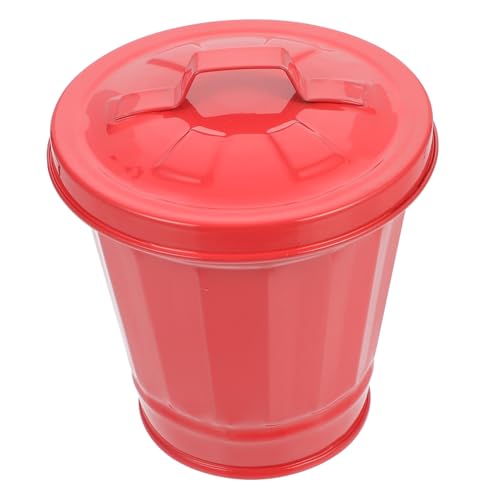 FIXOSHEE Mini Mülleimer aus Robustem Eisen mit Deckel Kompakter Abfallbehälter für Küche und Schlafzimmer Eleganter Kleiner Papierkorb für Schreibtisch Wohnliches Design Langlebig und FIXOSHEE Mini Mülleimer aus Robustem Eisen mit Deckel Kompakter Abfallbehälter für Küche und Schlafzimmer Eleganter Kleiner Papierkorb für Schreibtisch Wohnliches Design Langlebig und von FIXOSHEE